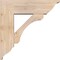 Ekena Millwork Legacy Traditional Smooth Bracket w/ Offset Brace, Douglas Fir, 7 1/2"W x 24"D x 24"H BKT0806X24X24LEC01SDF - alternate 2